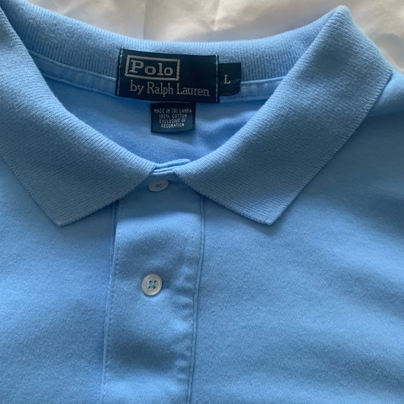 Ralph Lauren Light Blue Classic Fit Polo - Picture 3 of 4